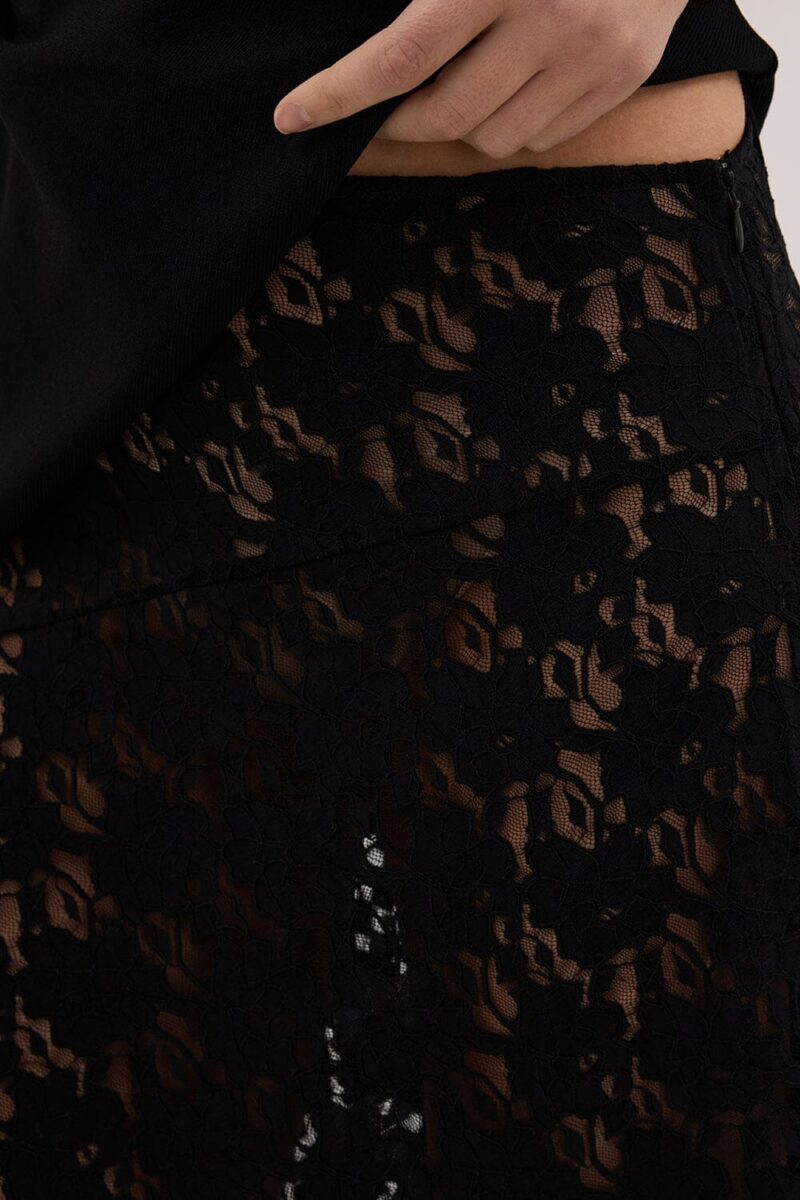 LOULA BLACK LACE PANT