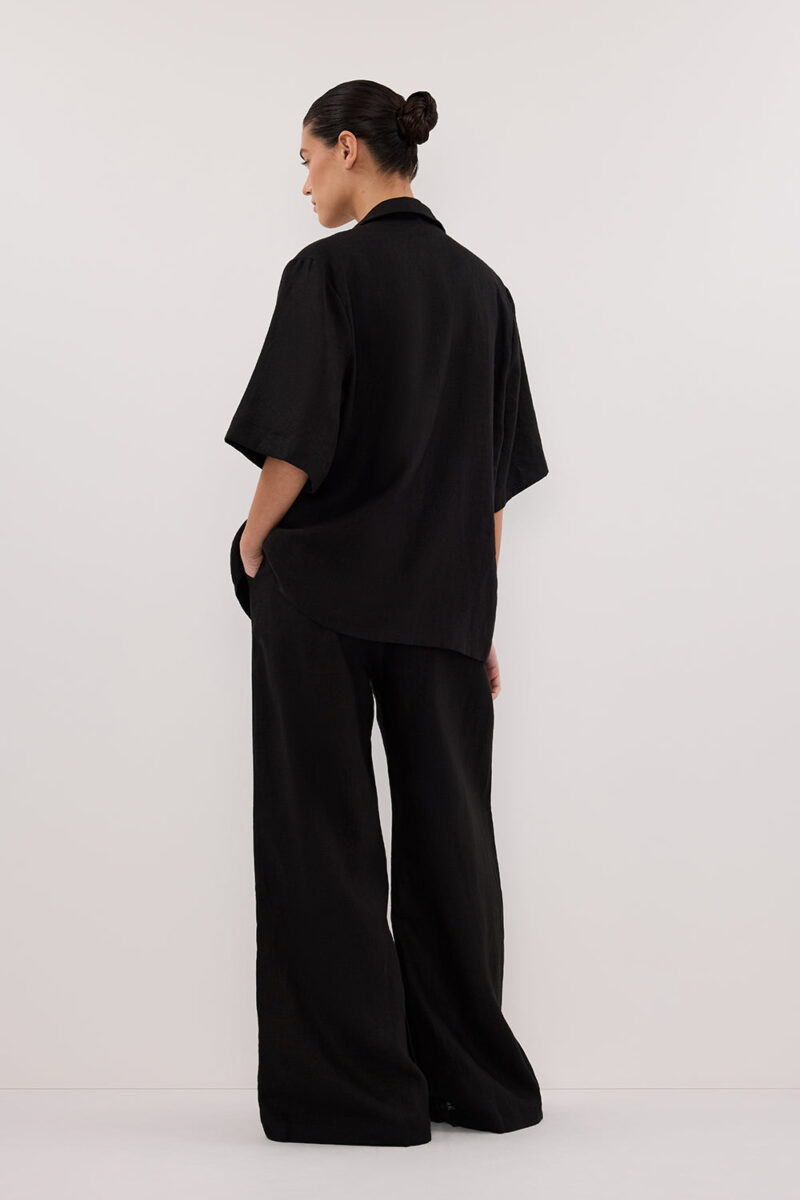HOLDEN BLACK LINEN PANT