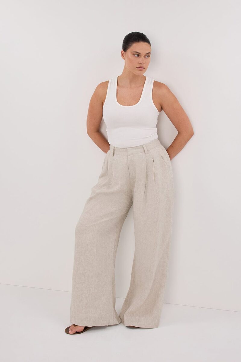 HOLDEN NATURAL LINEN PANT