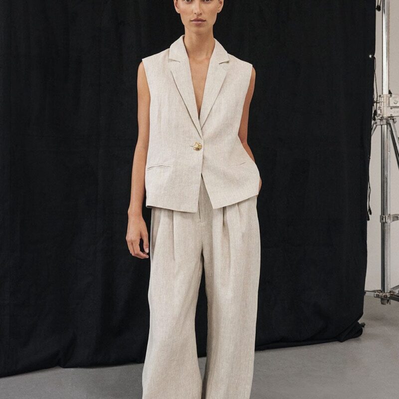HOLDEN NATURAL LINEN PANT