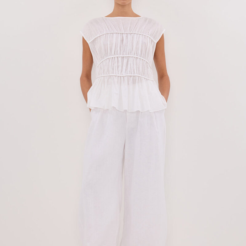 HOLDEN WHITE LINEN PANT