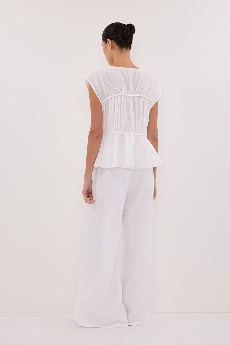 HOLDEN WHITE LINEN PANT