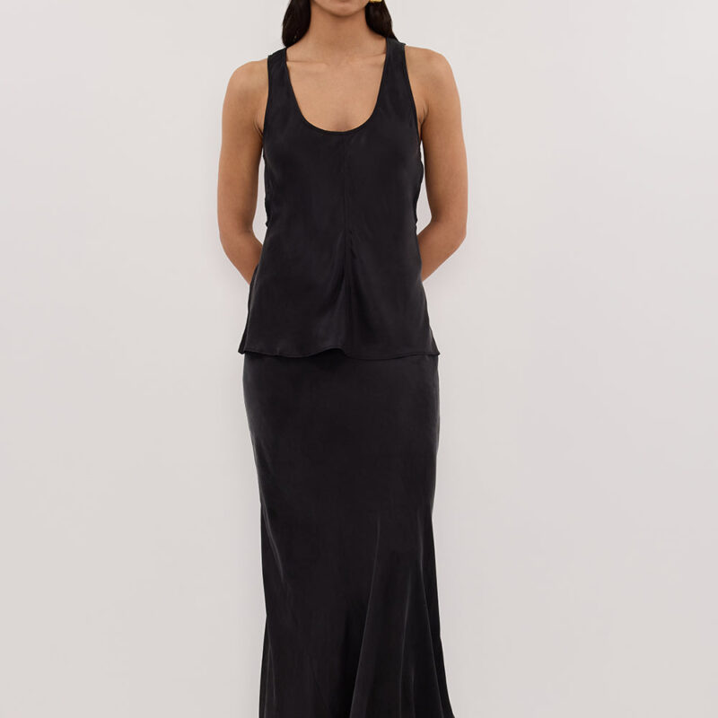 COLETTE BLACK SILK SKIRT