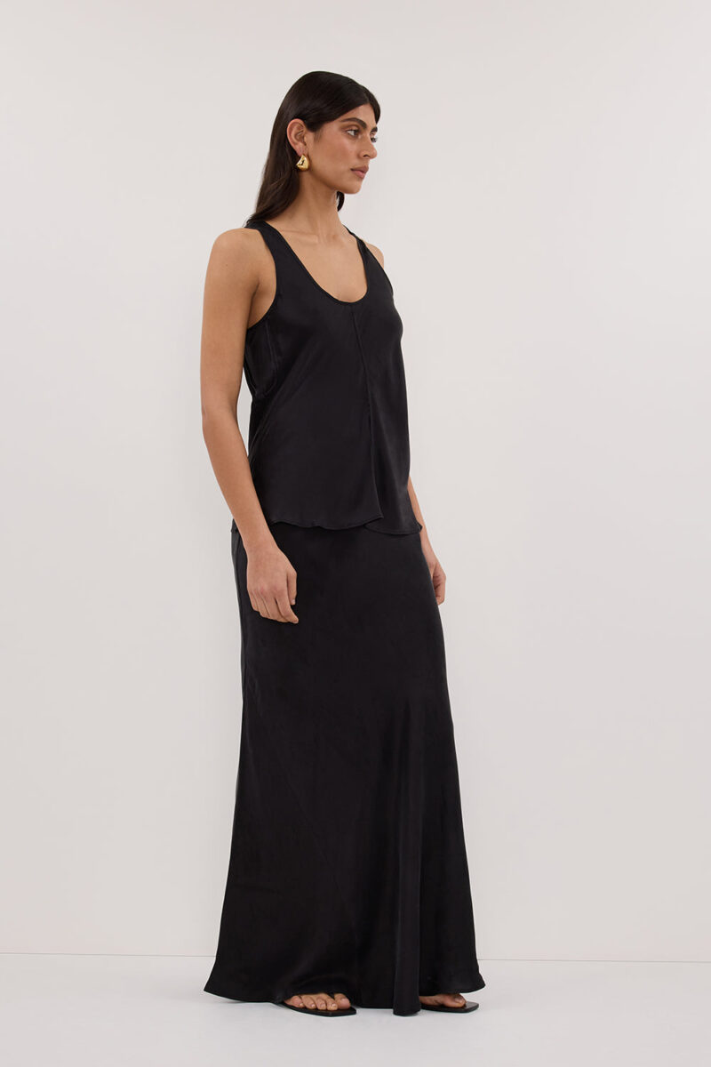 COLETTE BLACK SILK SKIRT