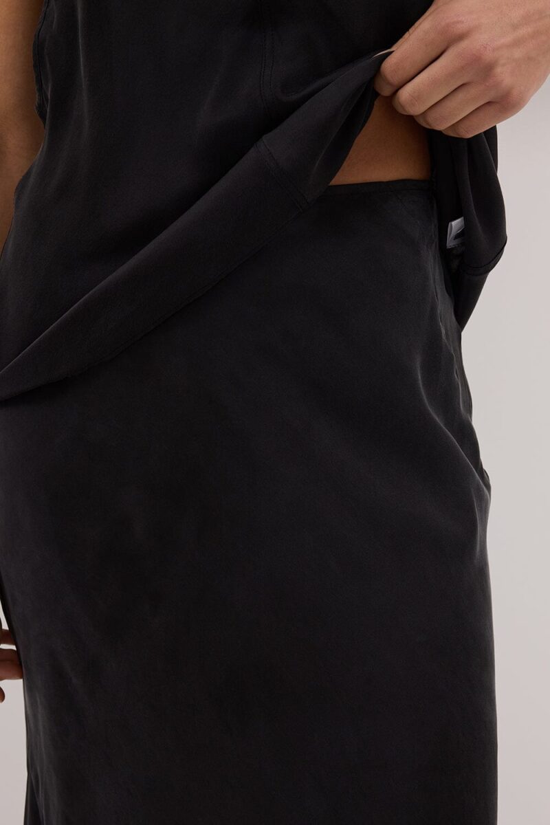 COLETTE BLACK SILK SKIRT