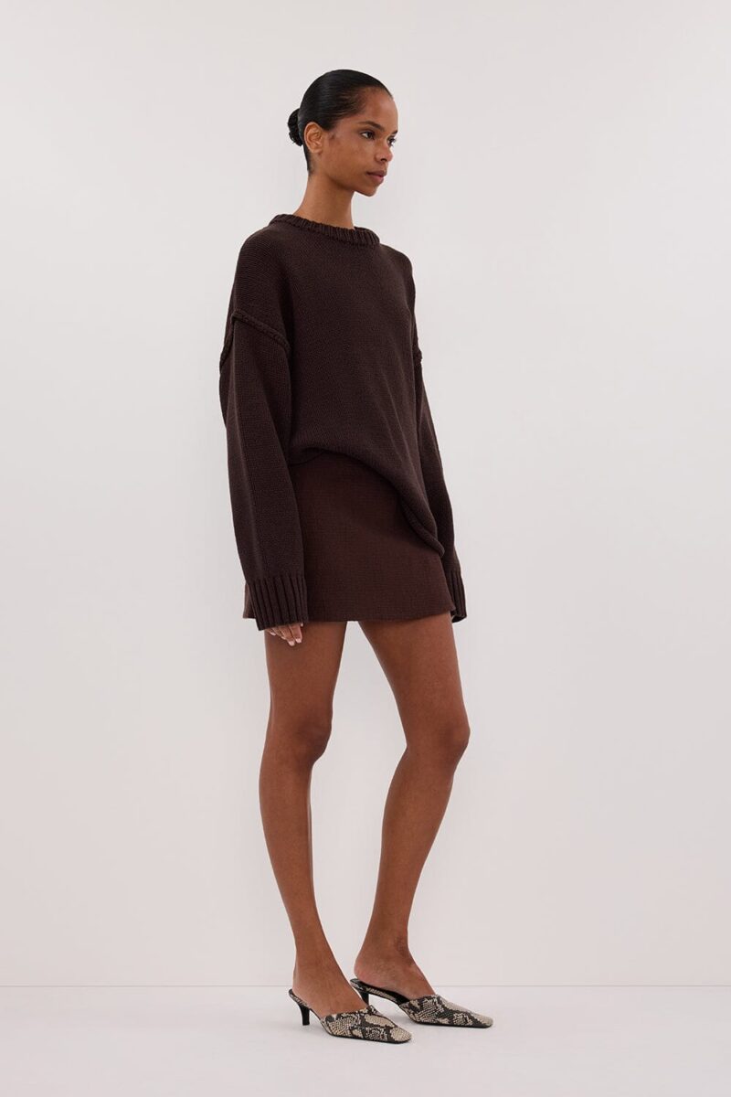 NIEVE CHOCOLATE MINI SKORT