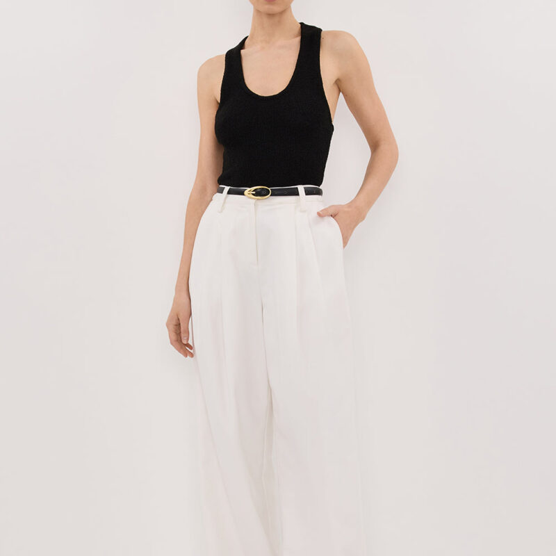 EDEN WHITE TAILORED PANT