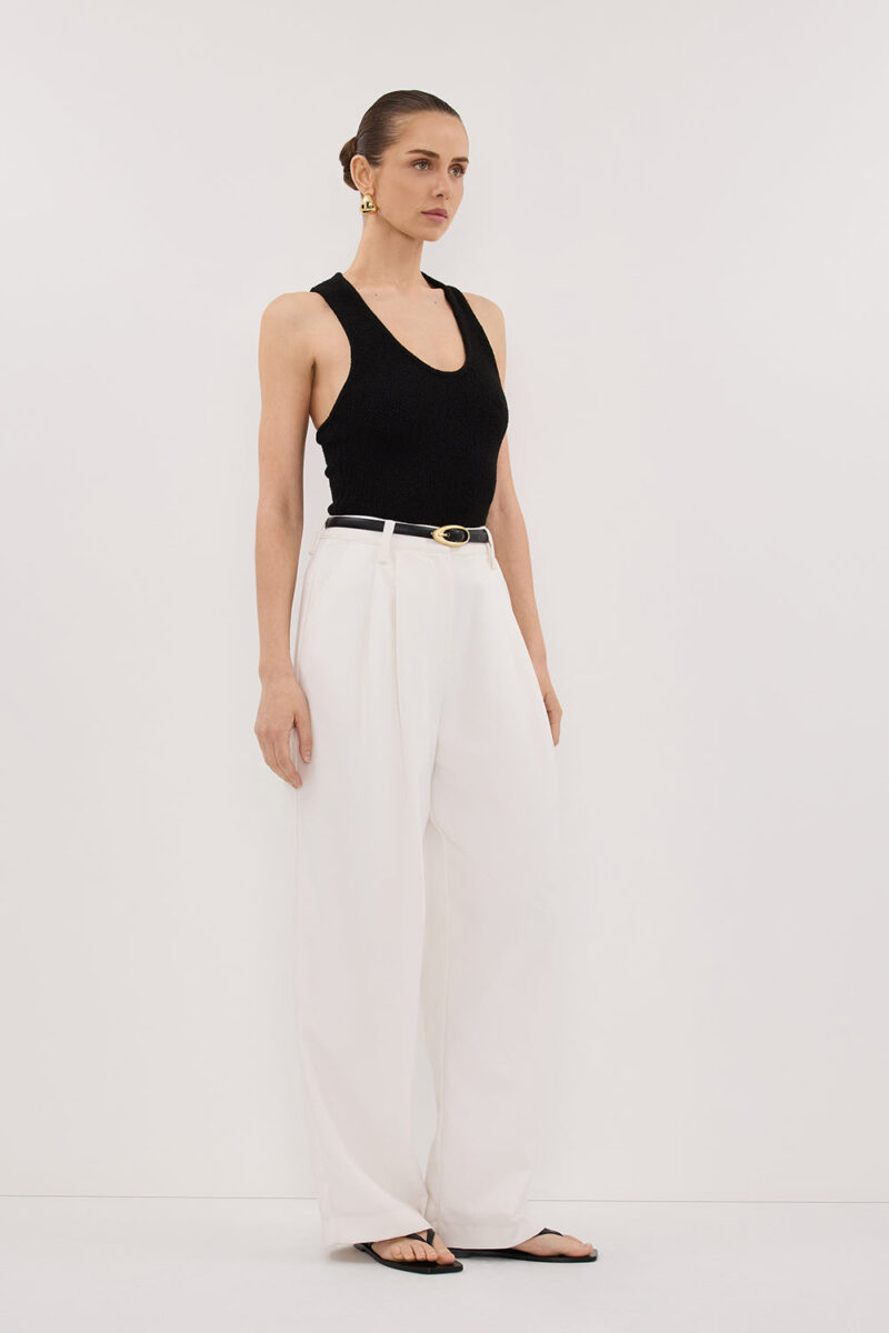 EDEN WHITE TAILORED PANT