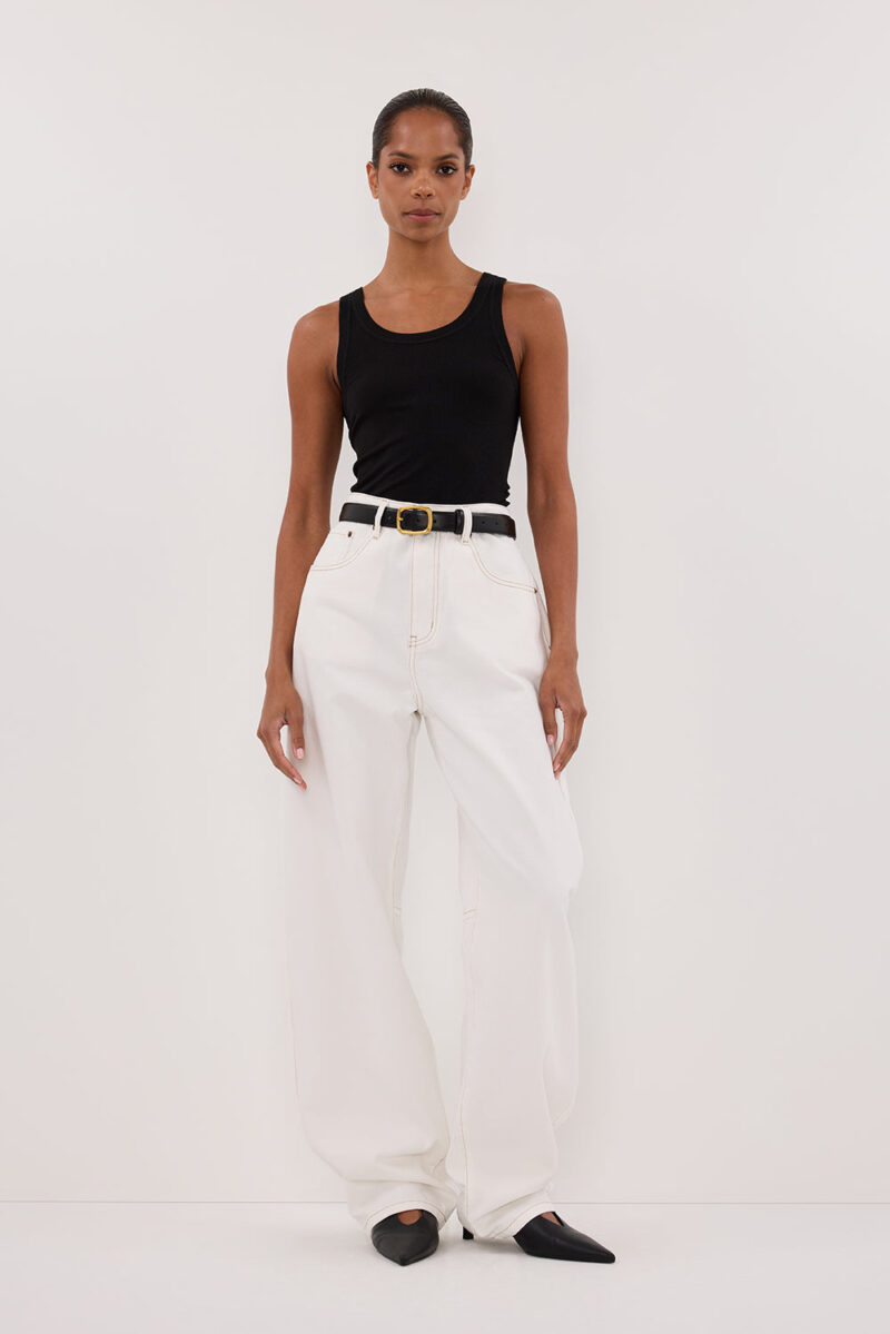 LEE BLACK KNIT TANK