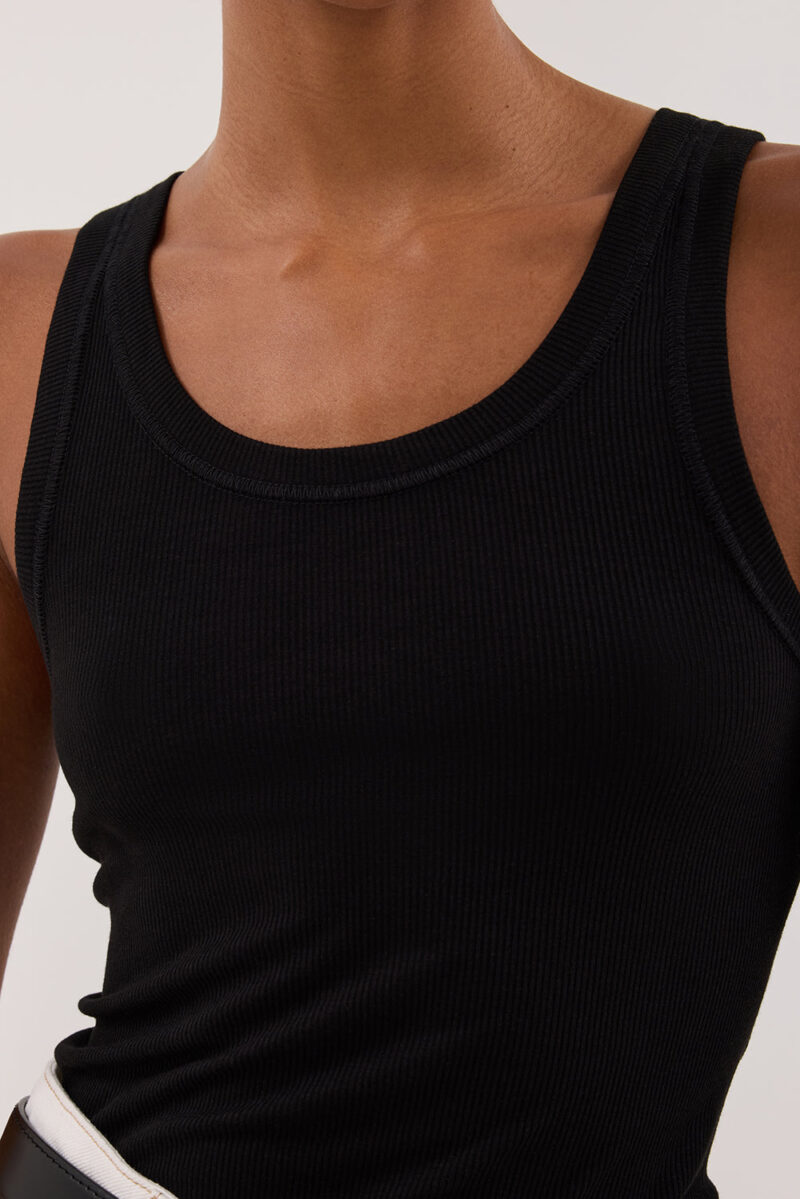 LEE BLACK KNIT TANK