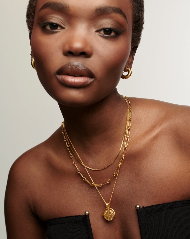 Aegis Chain Necklace | 18ct Gold Plated