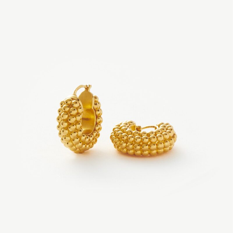 Baya Hoop Earrings | 18ct Gold Plated