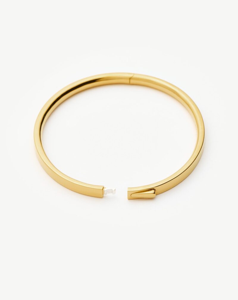 Classic Hinged Bangle | 18ct Gold Vermeil