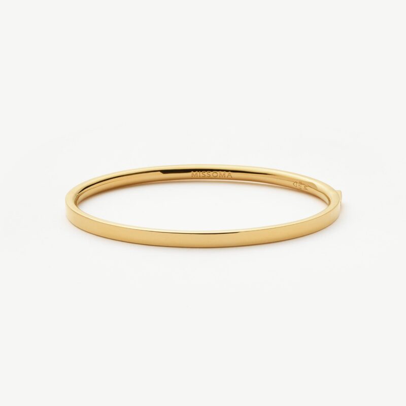Classic Hinged Bangle | 18ct Gold Vermeil