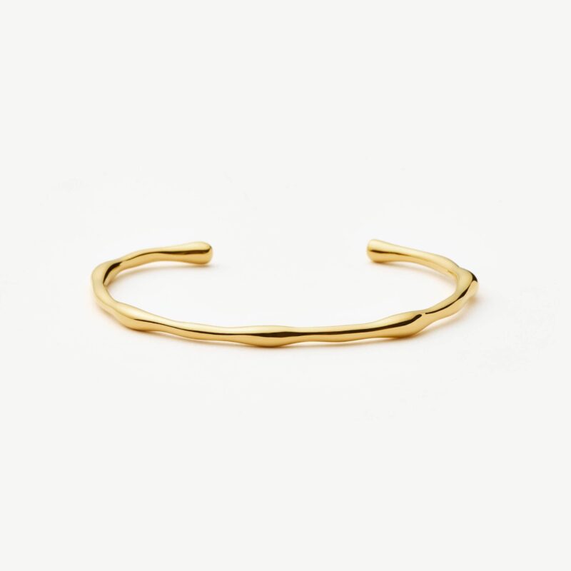 Molten Cuff Bracelet | 18ct Gold Plated
