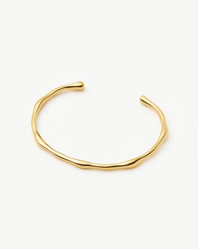 Molten Cuff Bracelet | 18ct Gold Plated