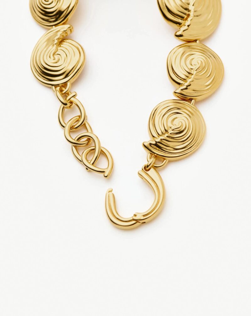 Spiral Statement Chain Bracelet | 18ct Gold Plated