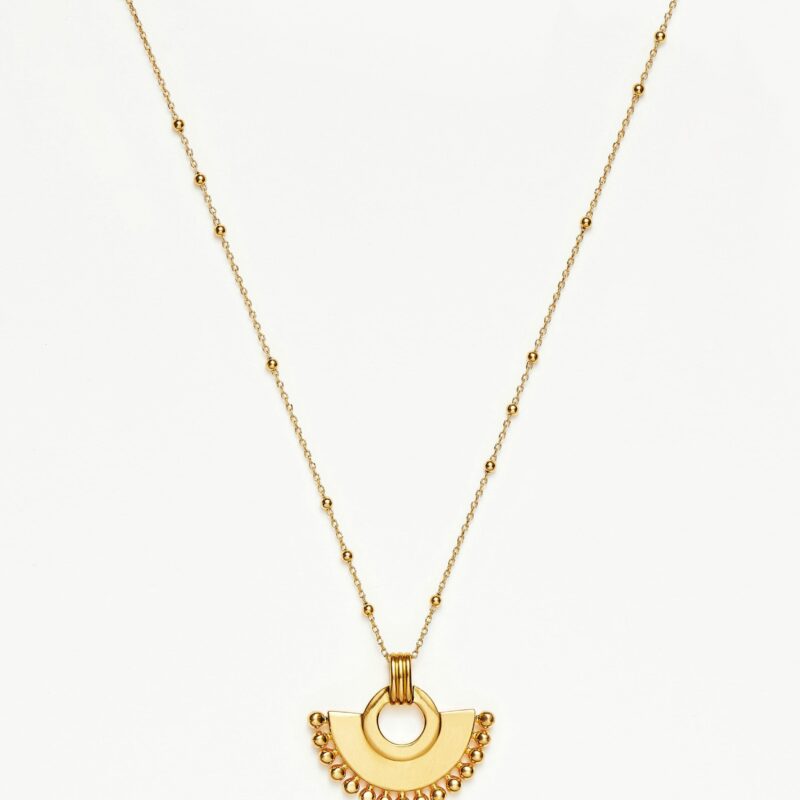 Zenyu Fan Necklace | 18ct Gold Plated